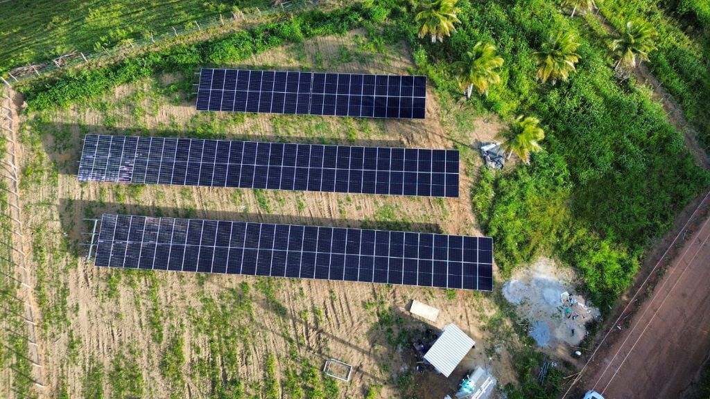 EcoSolar — Usina fotovoltaica em solo, fazenda, drone
